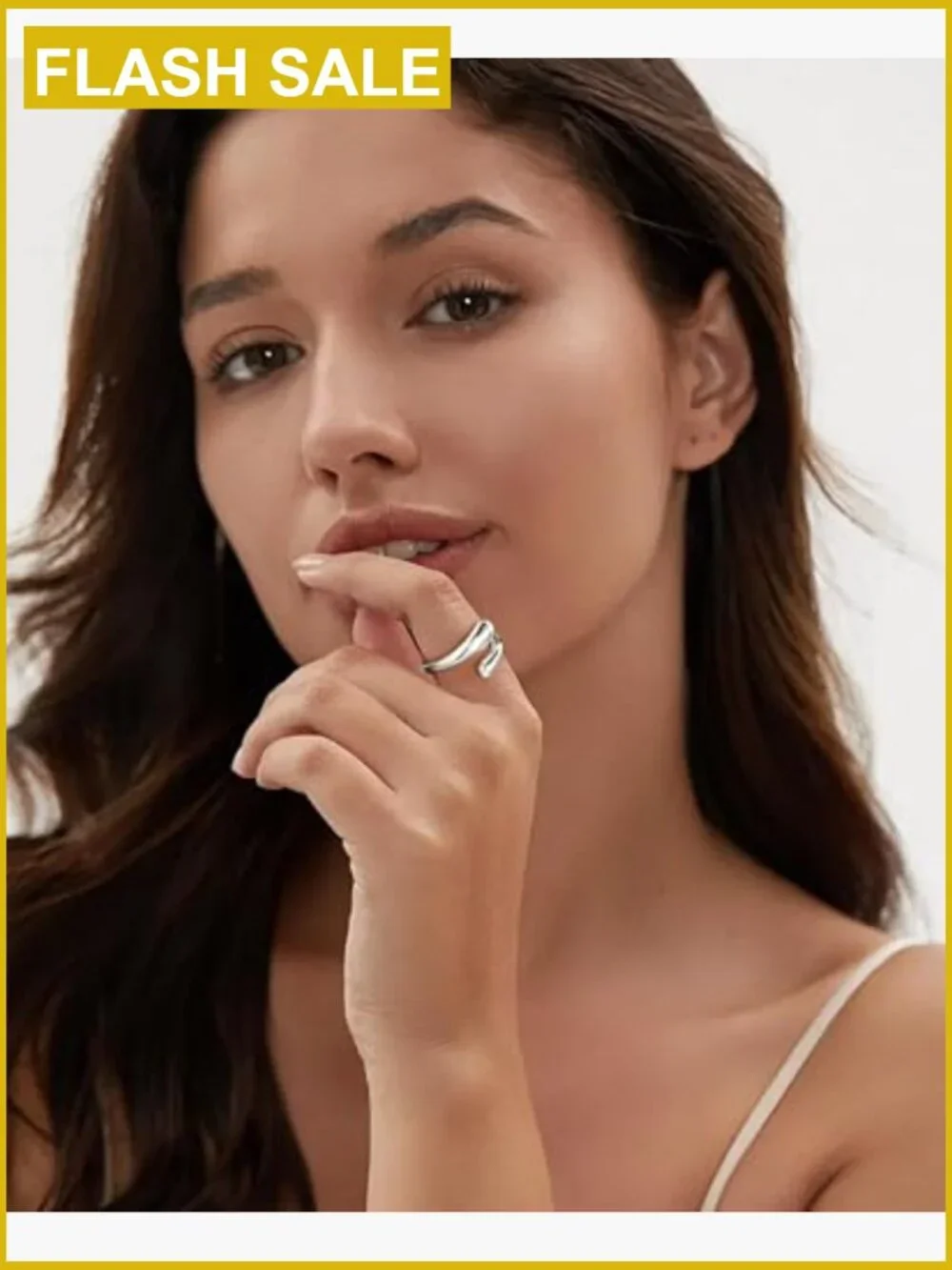 Non Tarnish Gold Chunky Twist Dome Ring Stackable Silver Stainless Steel